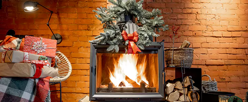 Travis Industries Linear Gas Fireplace Installation in Brownwood, Texas