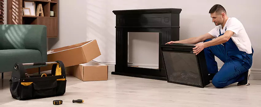Old Rusted Metal Fireplace Repair And Replacement in Brownwood, TX