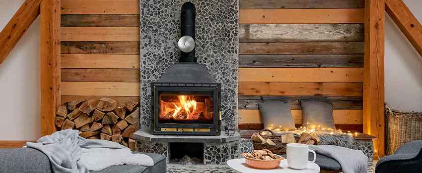 Thelin Hearth Products Direct Vent Gas Stove Fireplace Inspection in Brownwood, Texas